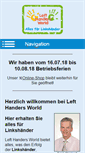 Mobile Screenshot of left-handers-world.com